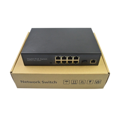 8GE 1GE 1GE 1SFP POE Switch