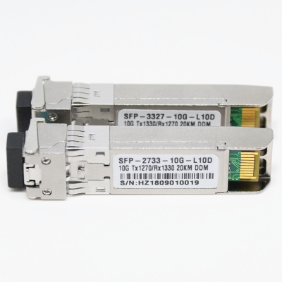 10G switch SFP+ 1270/1330nm BIDI 20KM SFP modules optic transceiver