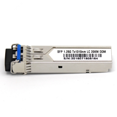 Gbic Sfp Converter Mini Pc 1.25G 20KM Dual 1310nm Sfp Transceiver Housing