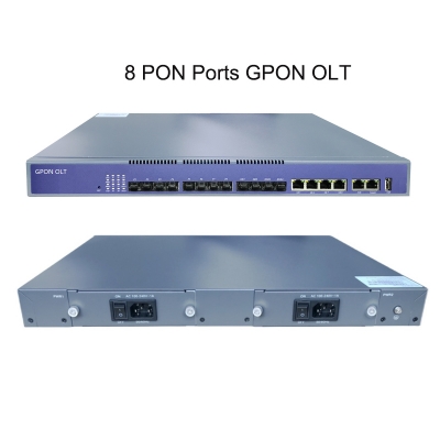 8 PON Ports GPON OLT