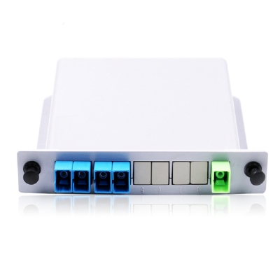 1x4  SC/UPC LGX Box Cassette Card Inserting PLC splitter 