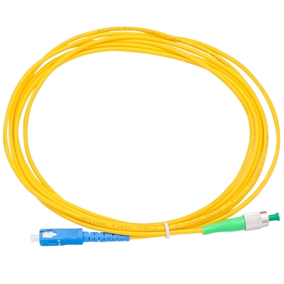 SC/PC-FC/APC 3.0mm Singlemode 9/125 Simplex Optical Fiber Patch Cord Cable 