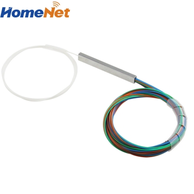 Without Connector 1 : 8 Mini steel tube  PLC Opitc Splitter 