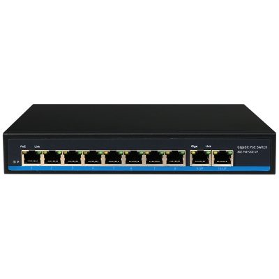 10/100/1000mbps Smart 8 ports gigabit POE switch PoE Network for IP Camera