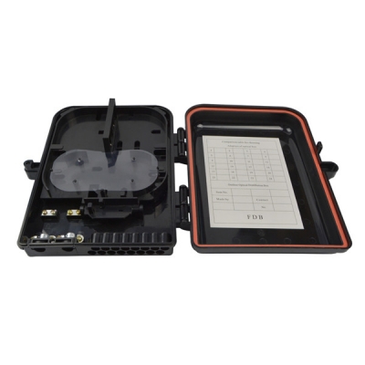 16 core Outdoor Fiber Optic Distribution Box Black