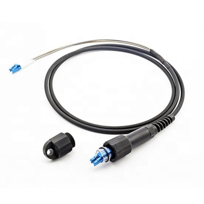 Outdoor PDLC IP67 PDLC to DLC ST FC single mode armored OS2 sfp Fiber Optic CPRI cable patch cord
