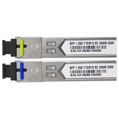 BIDI 20KM SC 1.25g SFP Module gbic module SFP Transceiver Packaging